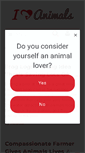 Mobile Screenshot of iheartanimals.com